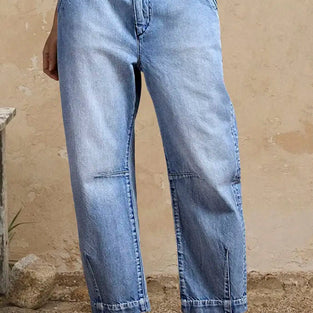 Casual Chic Straight Denim Jeans
