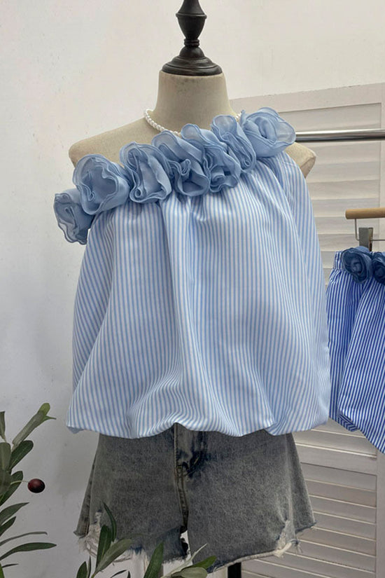Off-Shoulder Ruffled Tank Top