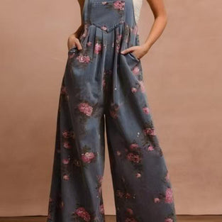 Floral Wide-Leg Jumpsuit