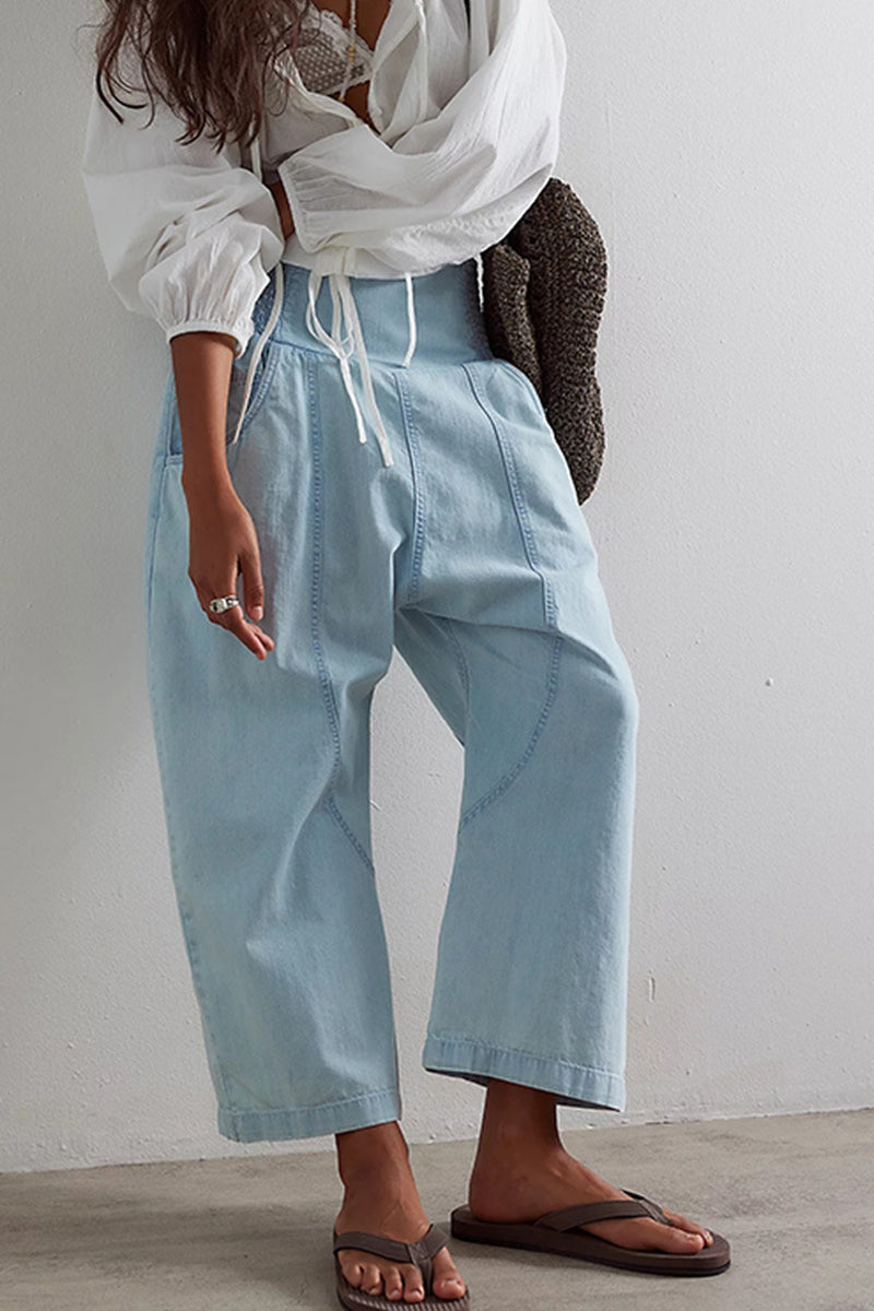 Relaxed Fit Straight Jeans