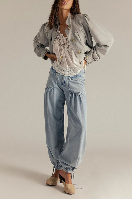 Mid-Rise Vintage Barrel Jeans