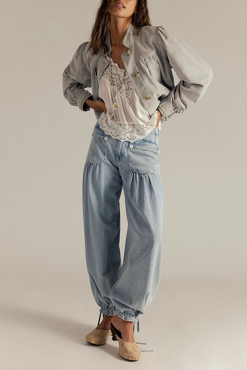 Mid-Rise Vintage Barrel Jeans