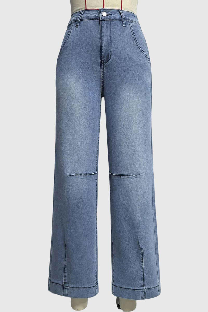 Casual Chic Straight Denim Jeans