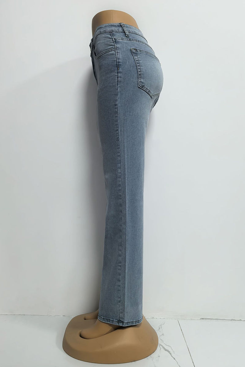 Trendy Straight Jeans