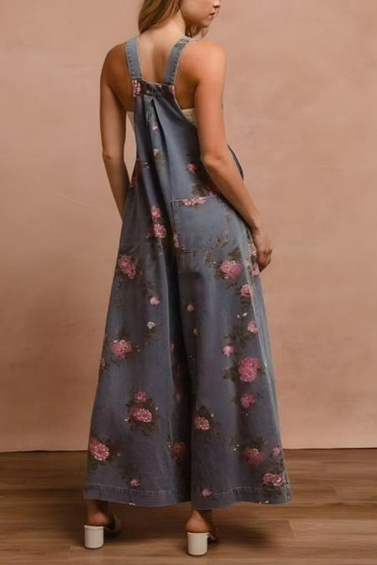 Floral Wide-Leg Jumpsuit