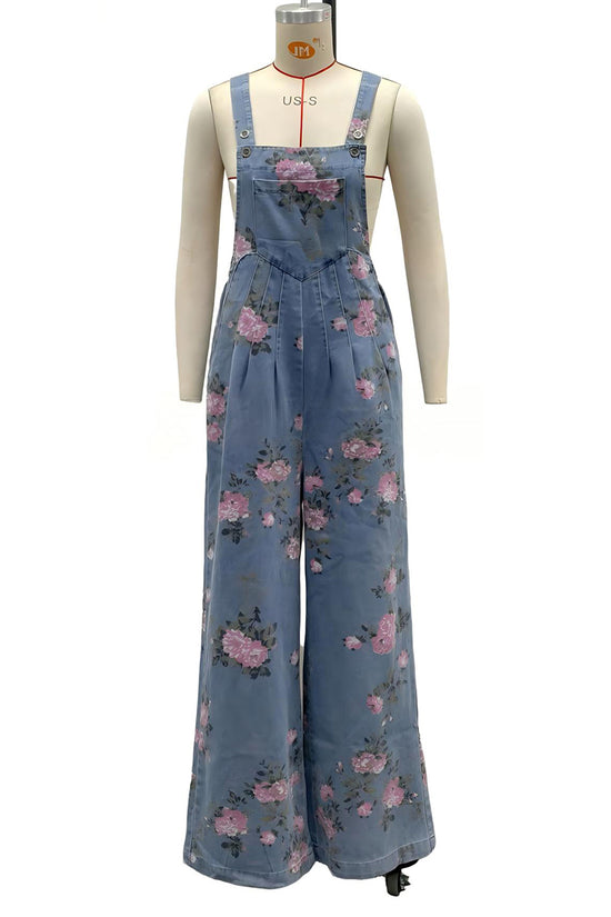 Floral Wide-Leg Jumpsuit
