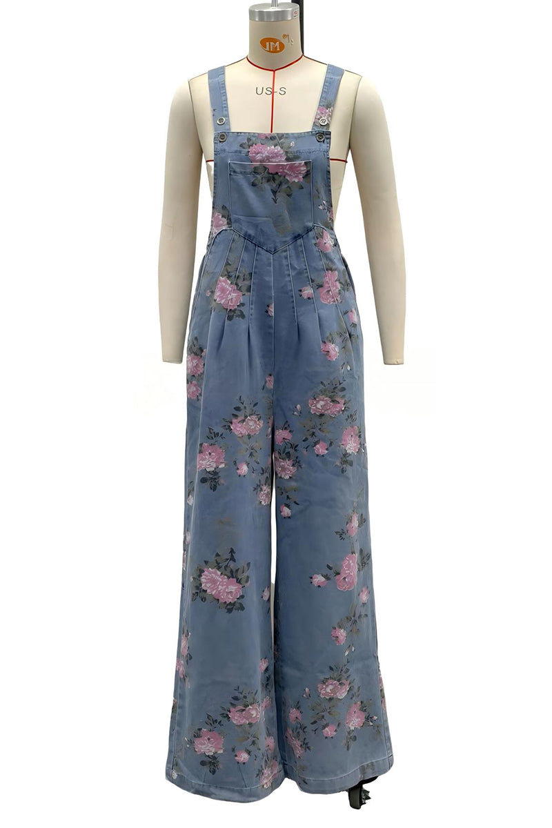 Floral Wide-Leg Jumpsuit