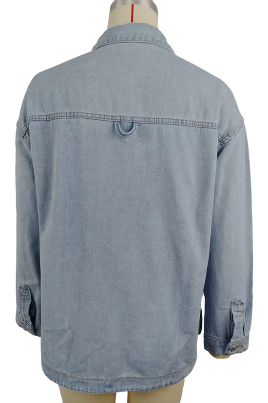 Classic Button-Up Denim Shirt