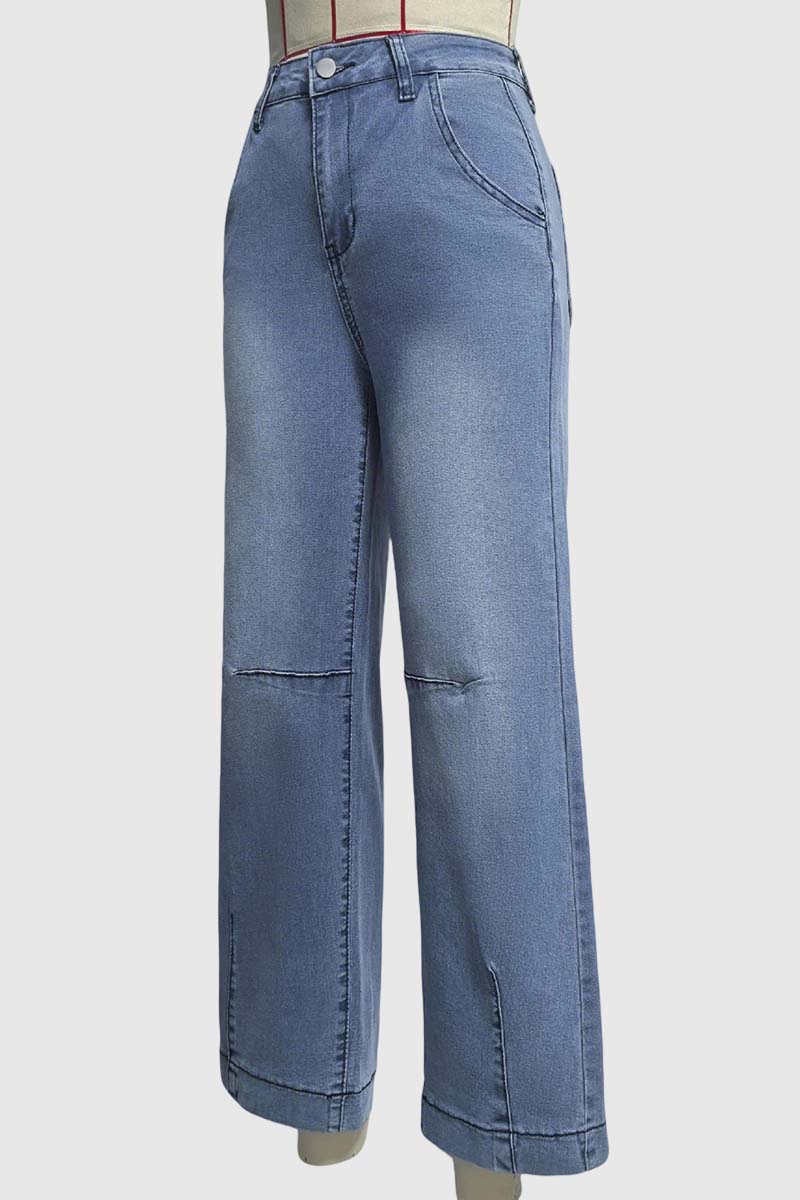 Casual Chic Straight Denim Jeans