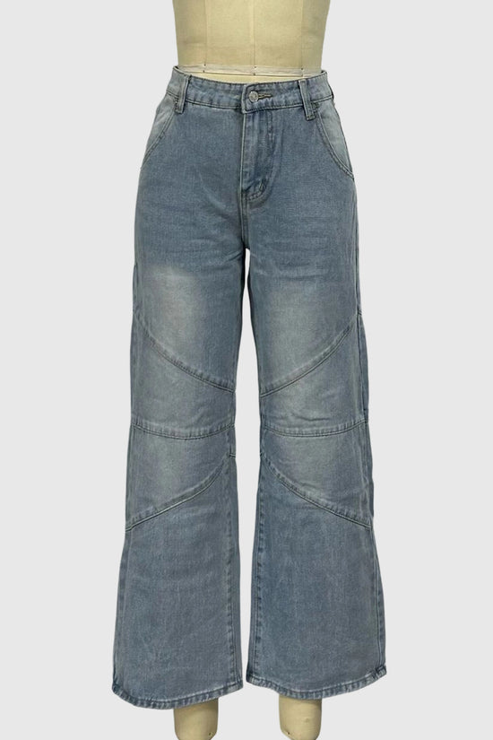 Classic Straight Jeans with Modern Flare