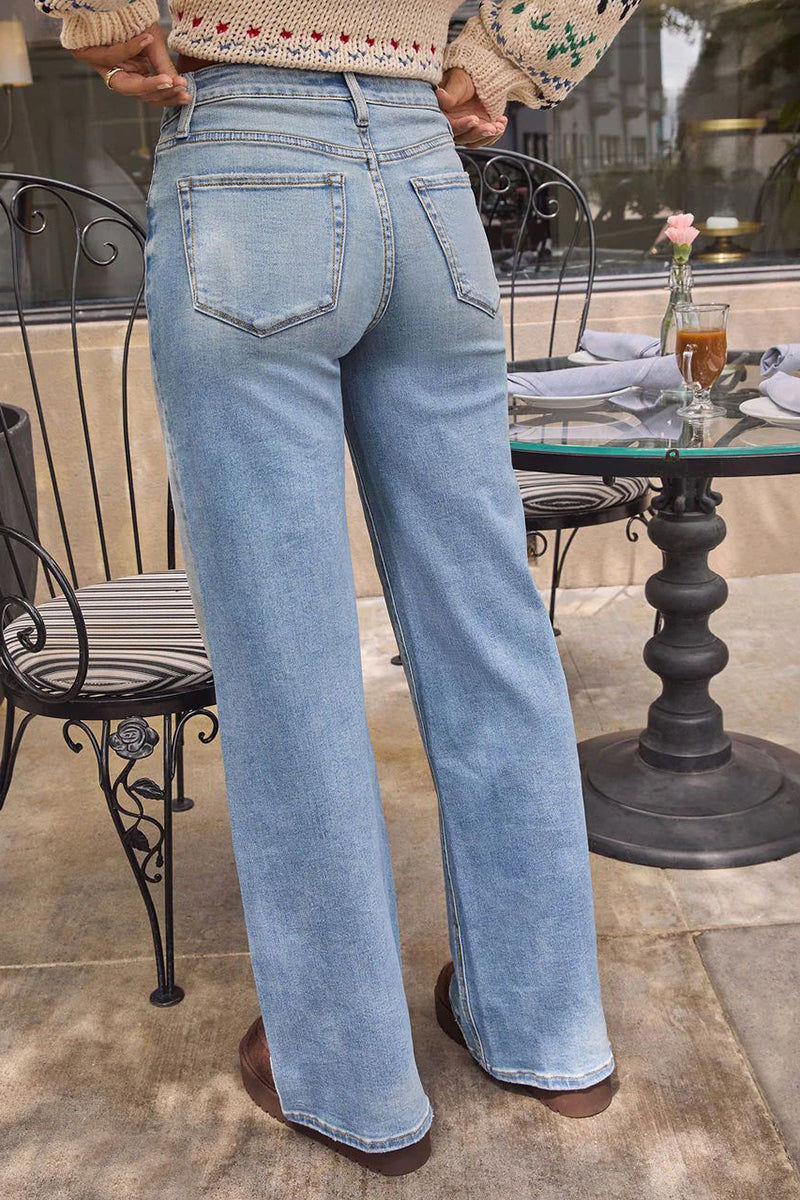 Trendy Straight Jeans