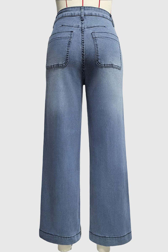 Casual Chic Straight Denim Jeans