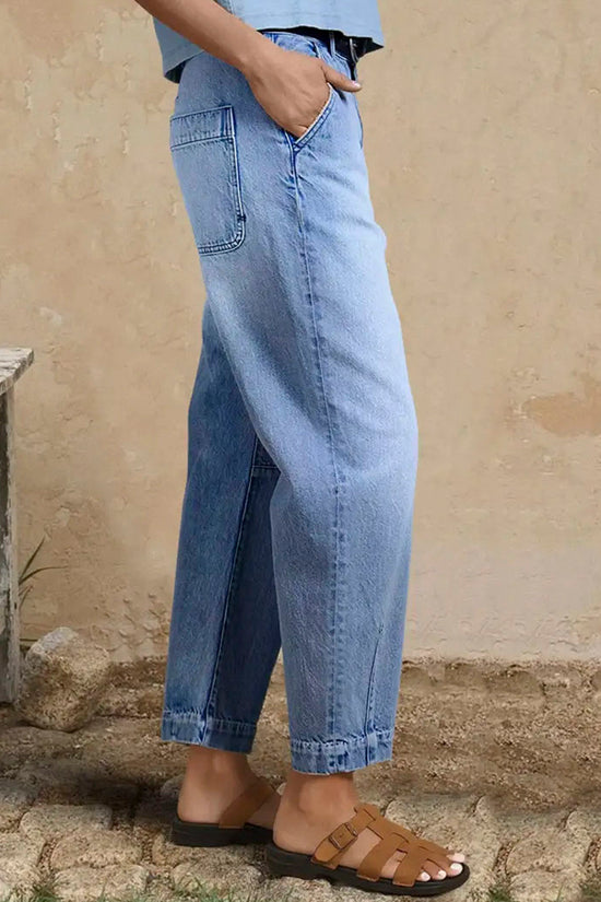 Casual Chic Straight Denim Jeans
