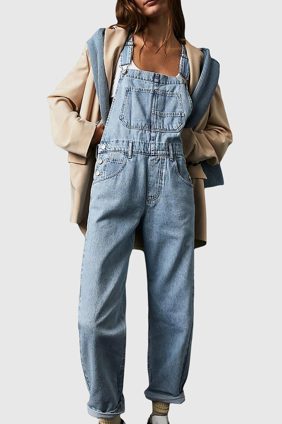 Casual Denim Jumpsuit