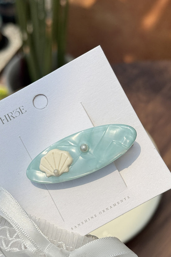 Shell and Pearl Hair Clip