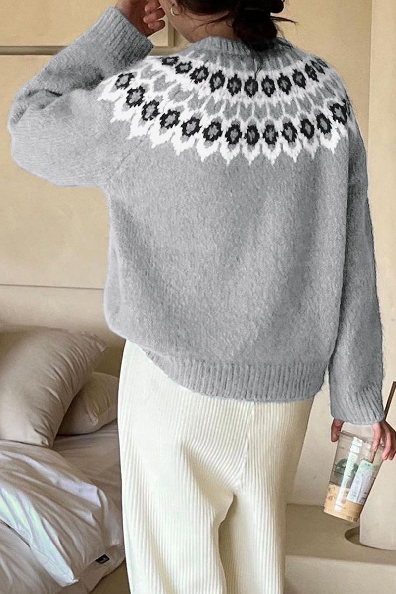 Nordic Pattern Cozy Sweater