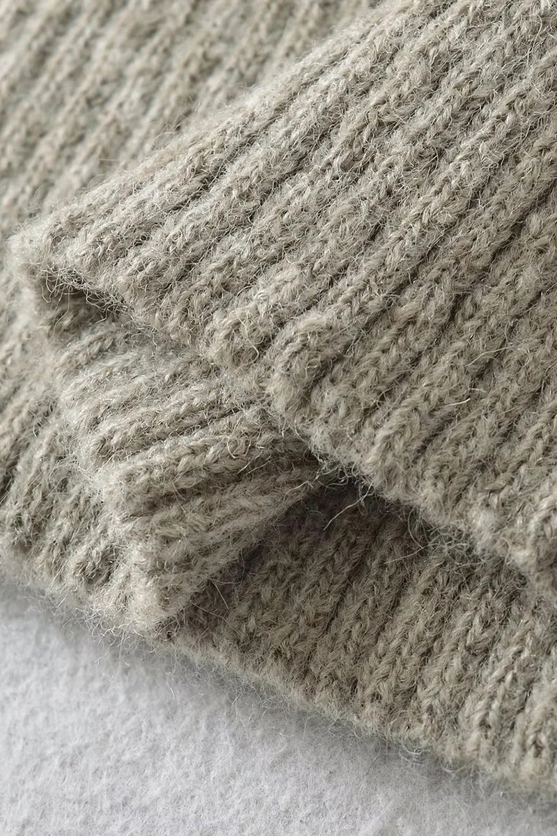 Elegant Wrap V-Neck Sweater