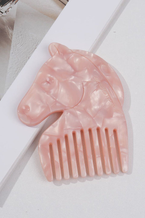 Unique Horse-Shaped Hair Comb