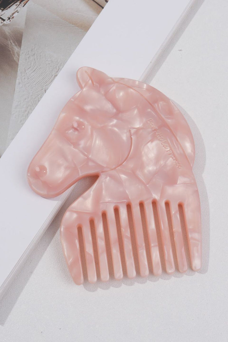 Unique Horse-Shaped Hair Comb