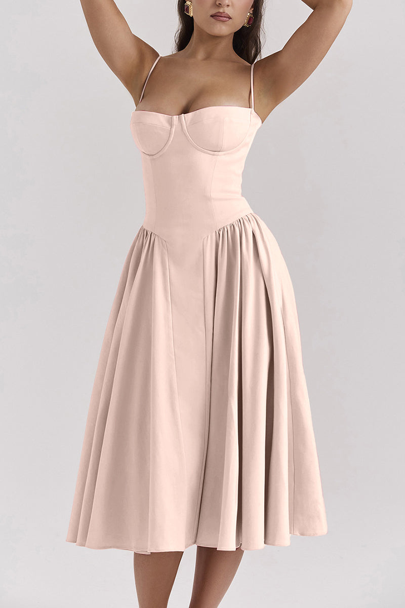 Elegant Midi Casual Dress