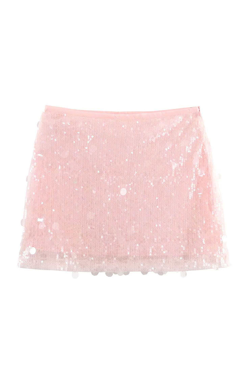 Sequin Glam Mini Skirt