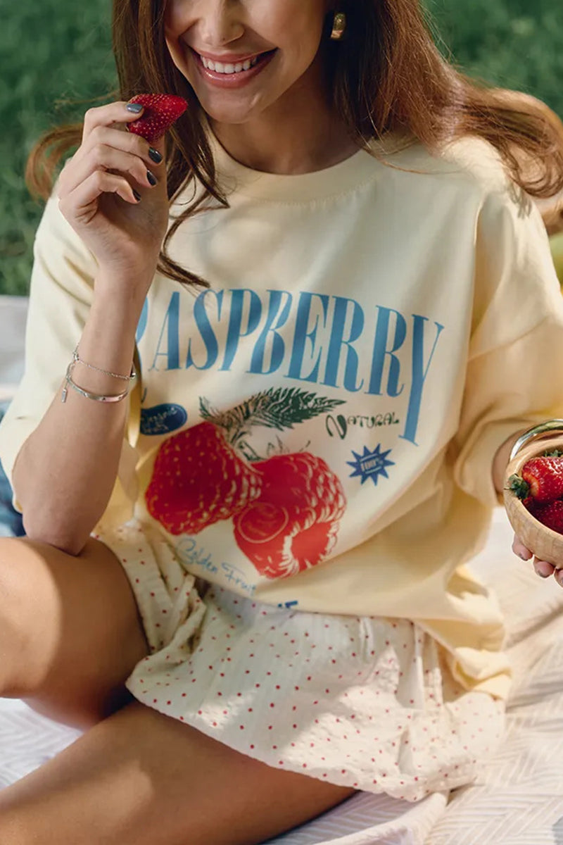 Graphic Print Relaxed Tee