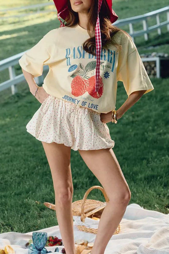 Graphic Print Relaxed Tee