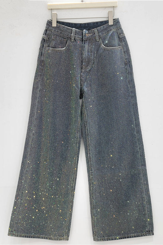 Shimmer Straight Cut Denim