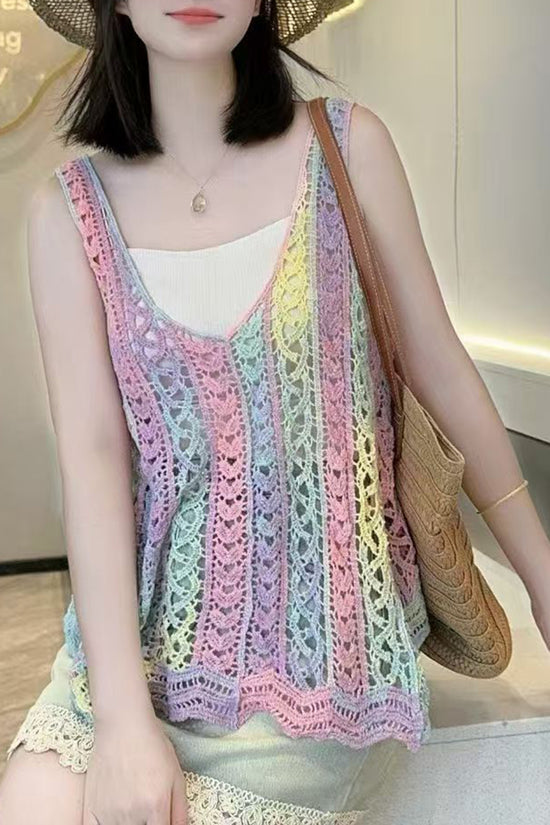 Crochet Sleeveless Tank Top