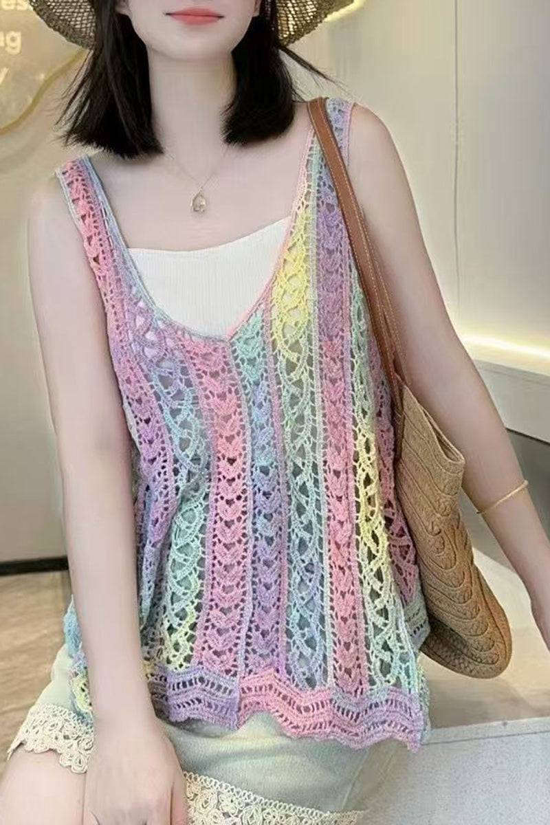 Crochet Sleeveless Tank Top