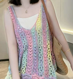 Crochet Sleeveless Tank Top