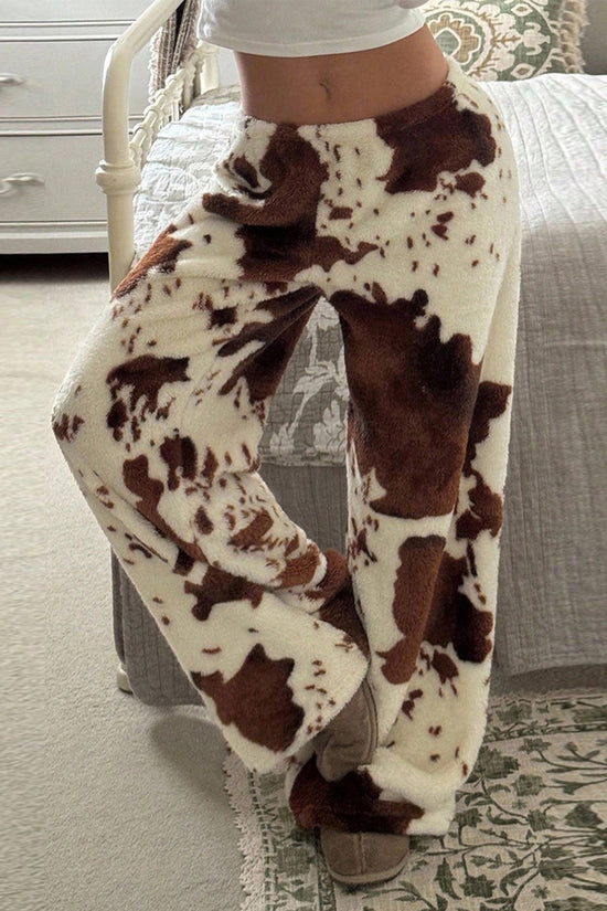 Cow Print Cozy Lounge Pants