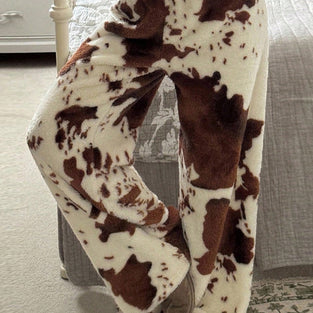 Cow Print Cozy Lounge Pants
