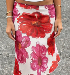 Floral Midi Skirt