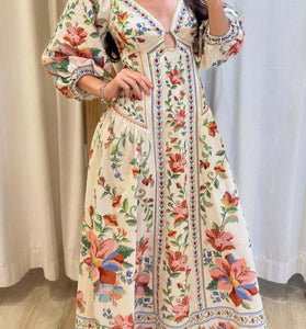 Floral Print Maxi Dress