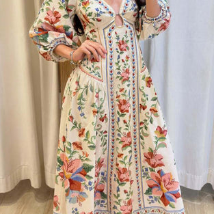 Floral Print Maxi Dress