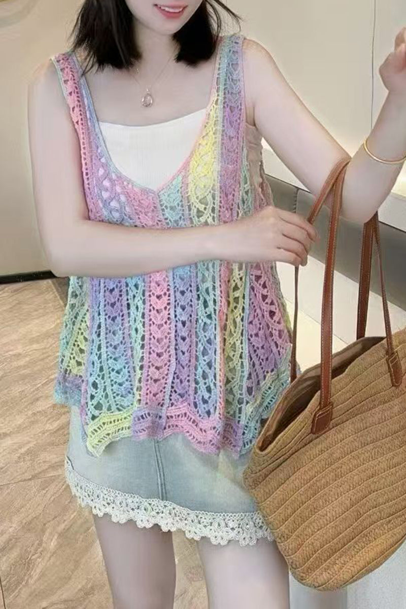 Crochet Sleeveless Tank Top