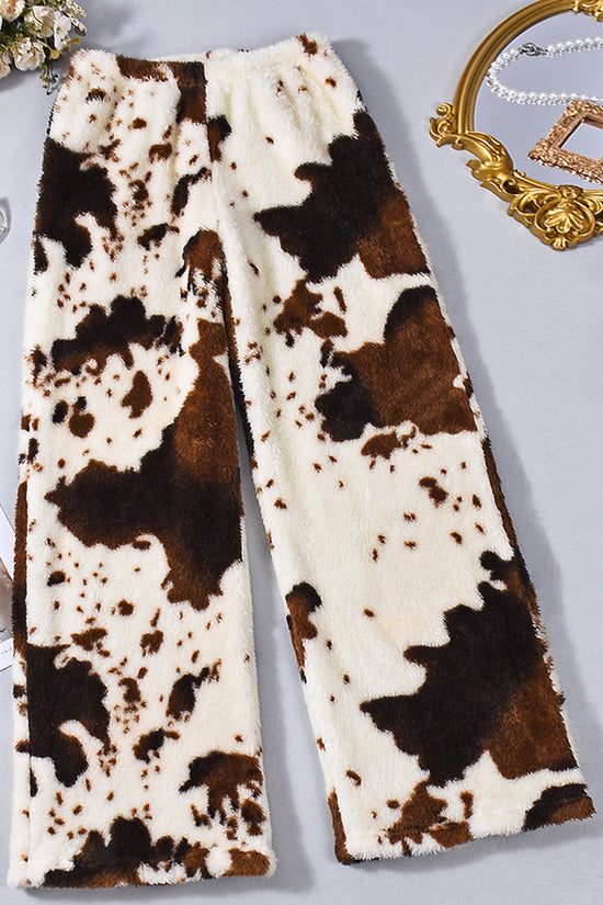 Cow Print Cozy Lounge Pants