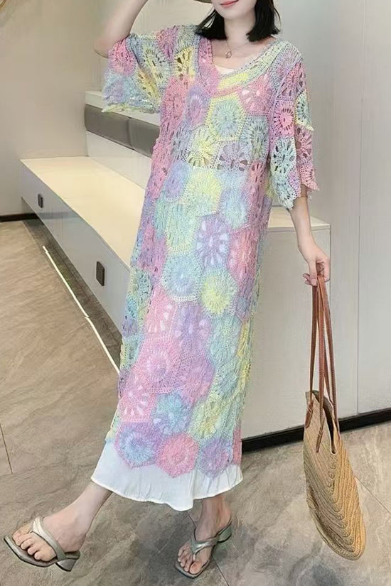 Crochet Boho Casual Dress