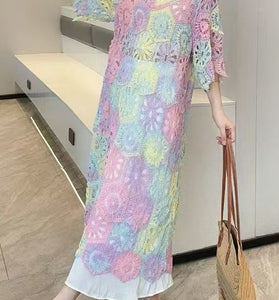 Crochet Boho Casual Dress