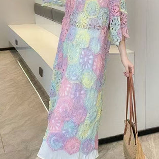 Crochet Boho Casual Dress