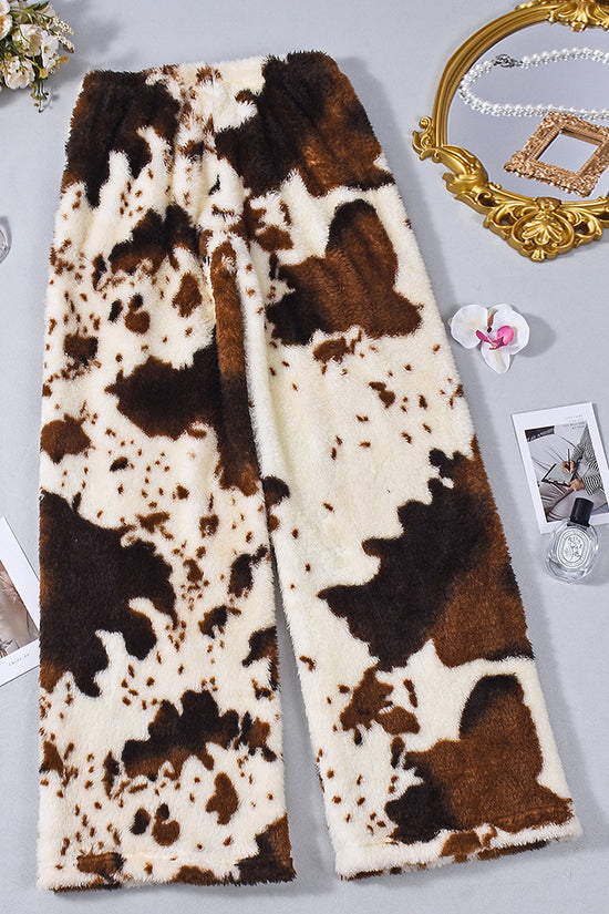 Cow Print Cozy Lounge Pants
