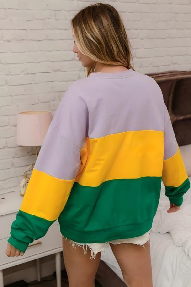 Sequin Letter Graphic Sweatshirt