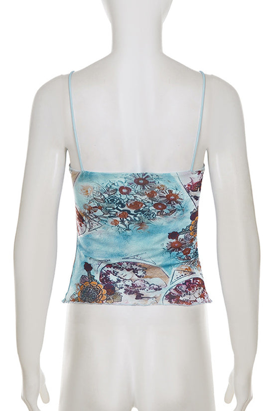 Floral Embellished Camisole Top