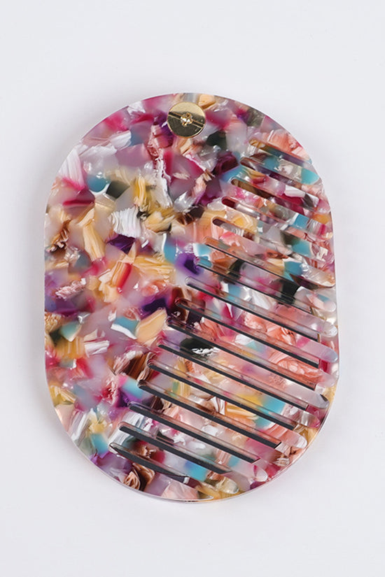 Elegant Oval Hair Comb