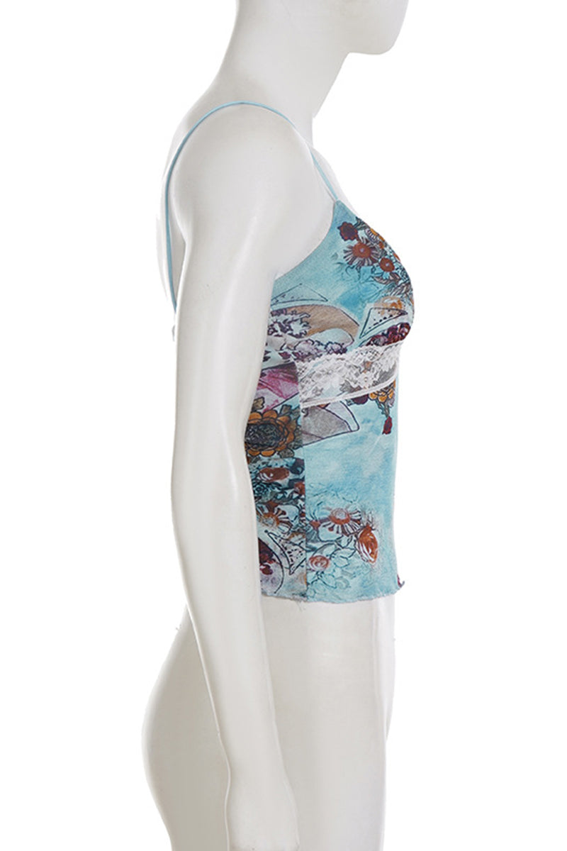Floral Embellished Camisole Top