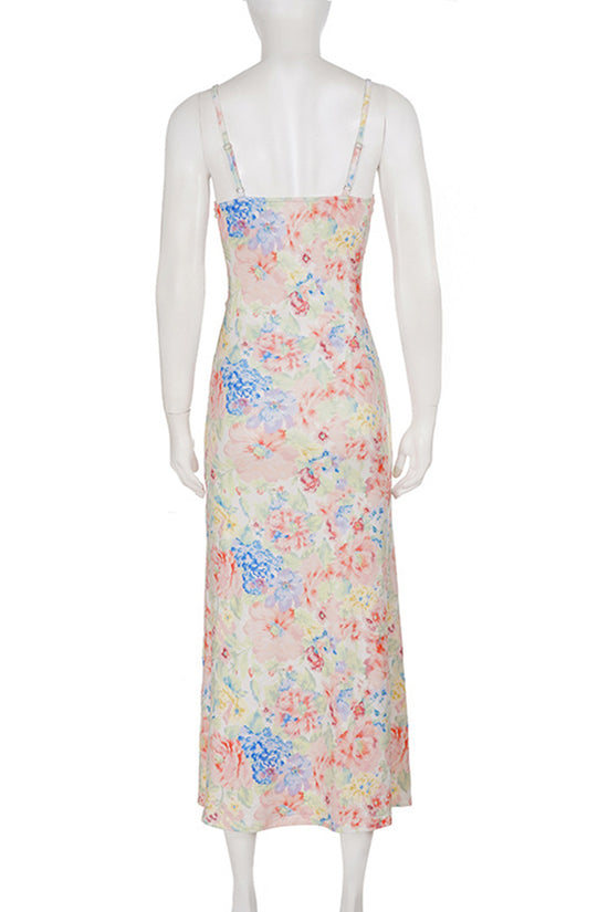 Floral Sleeveless Maxi Dress