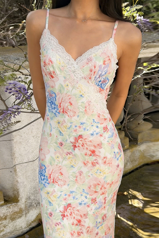 Floral Sleeveless Maxi Dress