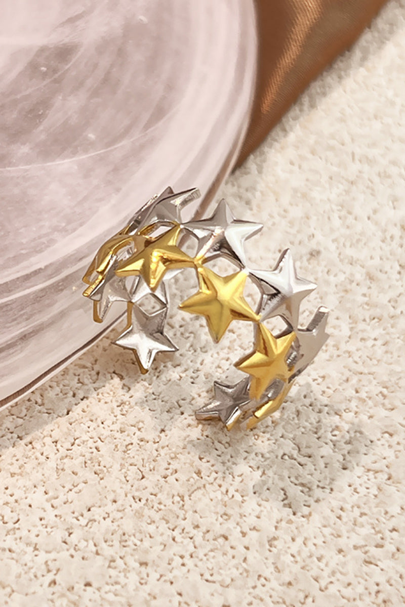 Starry Silver Stackable Ring