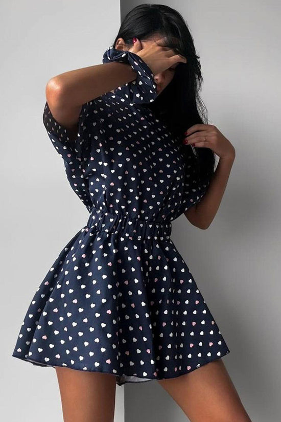 Heart Print Loungewear Set